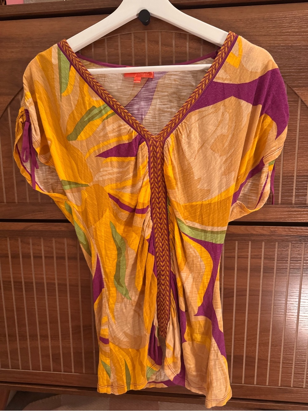 Y2K fashion women’s blouse Hale Bob cabana Vintage